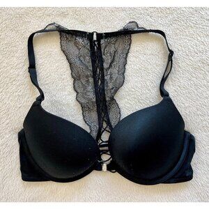 Black La SENZA Push Up Bra